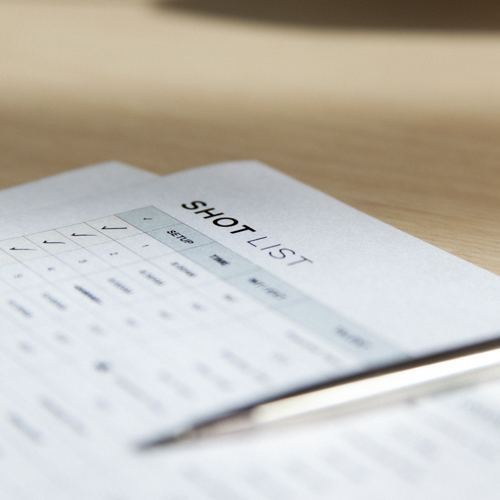 Corporate Video Production Shot List