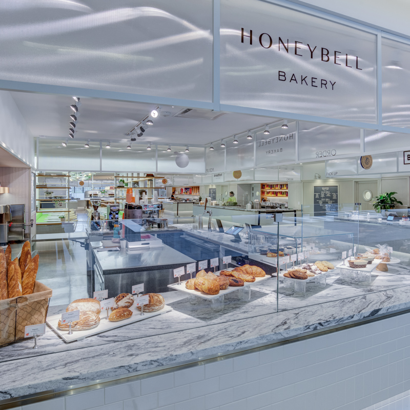 Architectural Photography of Bell Market Food Hall in Bell Works Holmdel New Jersey