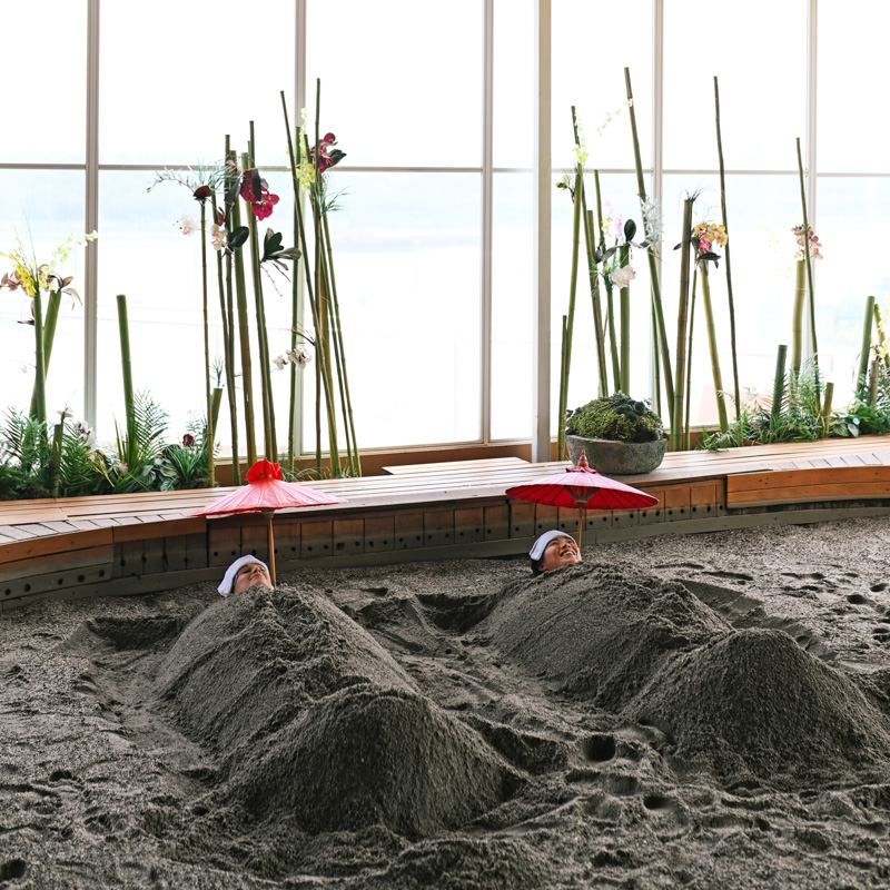 Lifestyle Photography at SoJo Spa Club Volcanic Sand Bath